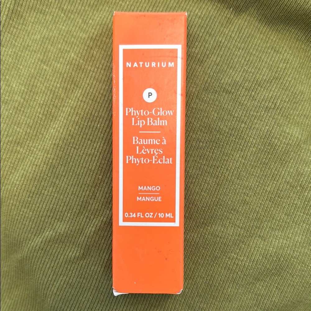 Naturium Phyto-Glow Lip Balm in flavor mango